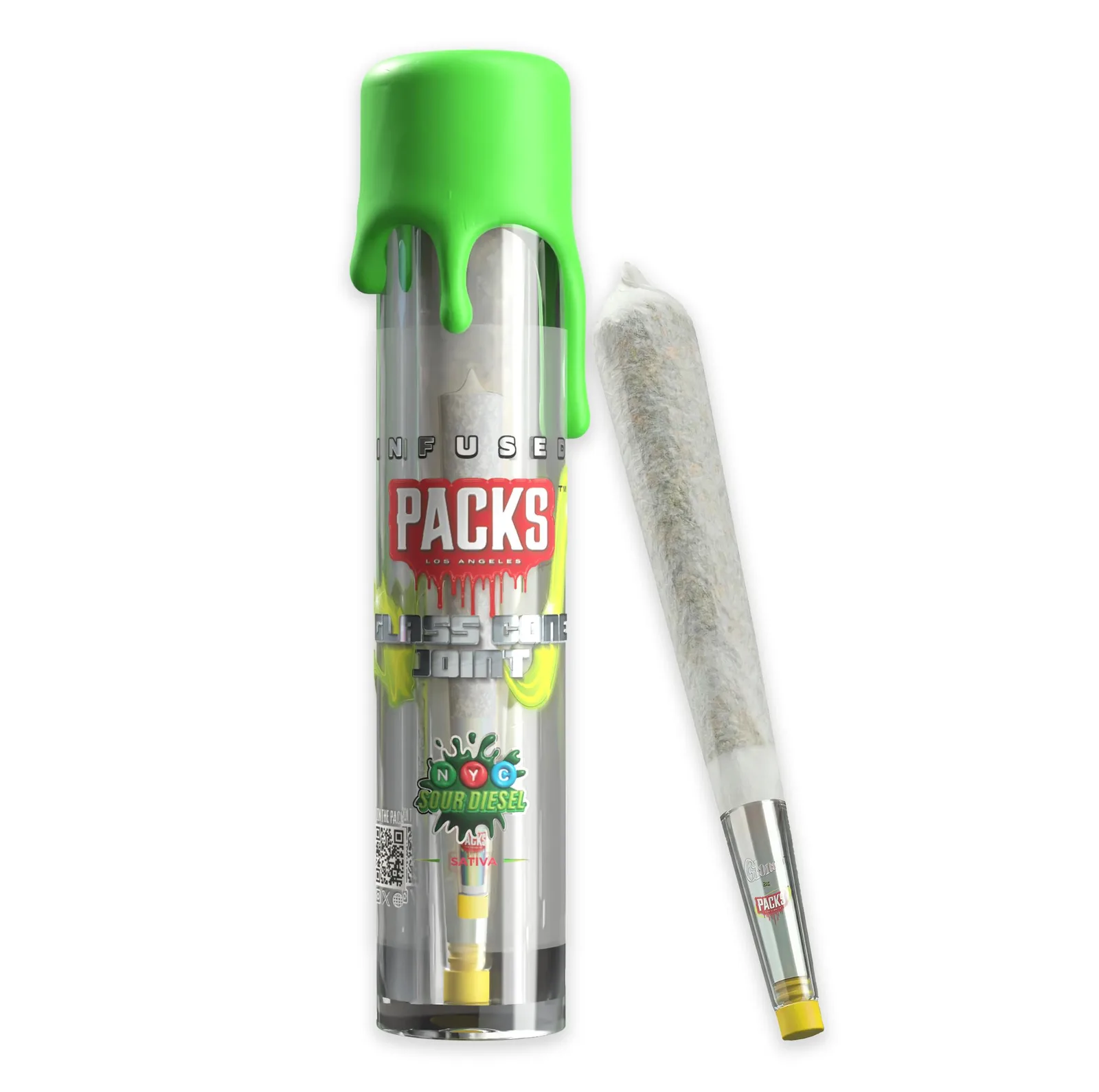 NYC SOUR DIESEL GLONEZ INFUSED PRE-ROLL [1.25G]