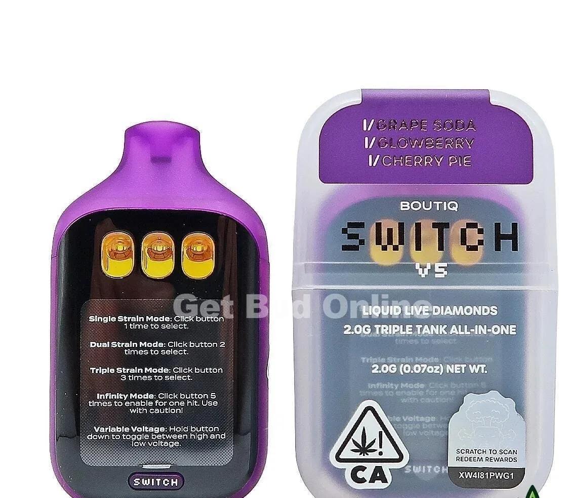 Boutiq | Grape Soda × Glowberry × Cherry Pie | V5 All-In-One | 1g