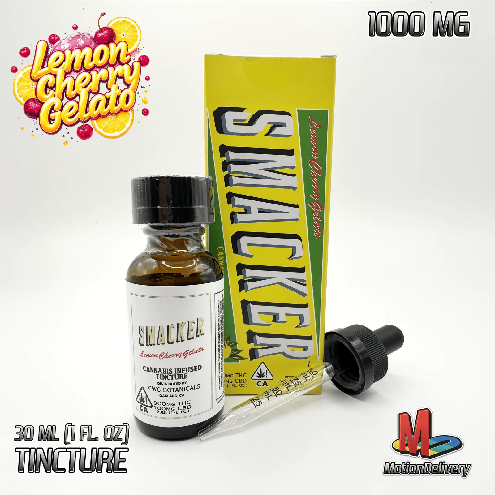 1000Mg Lemon Cherry Gelato "Smacker"