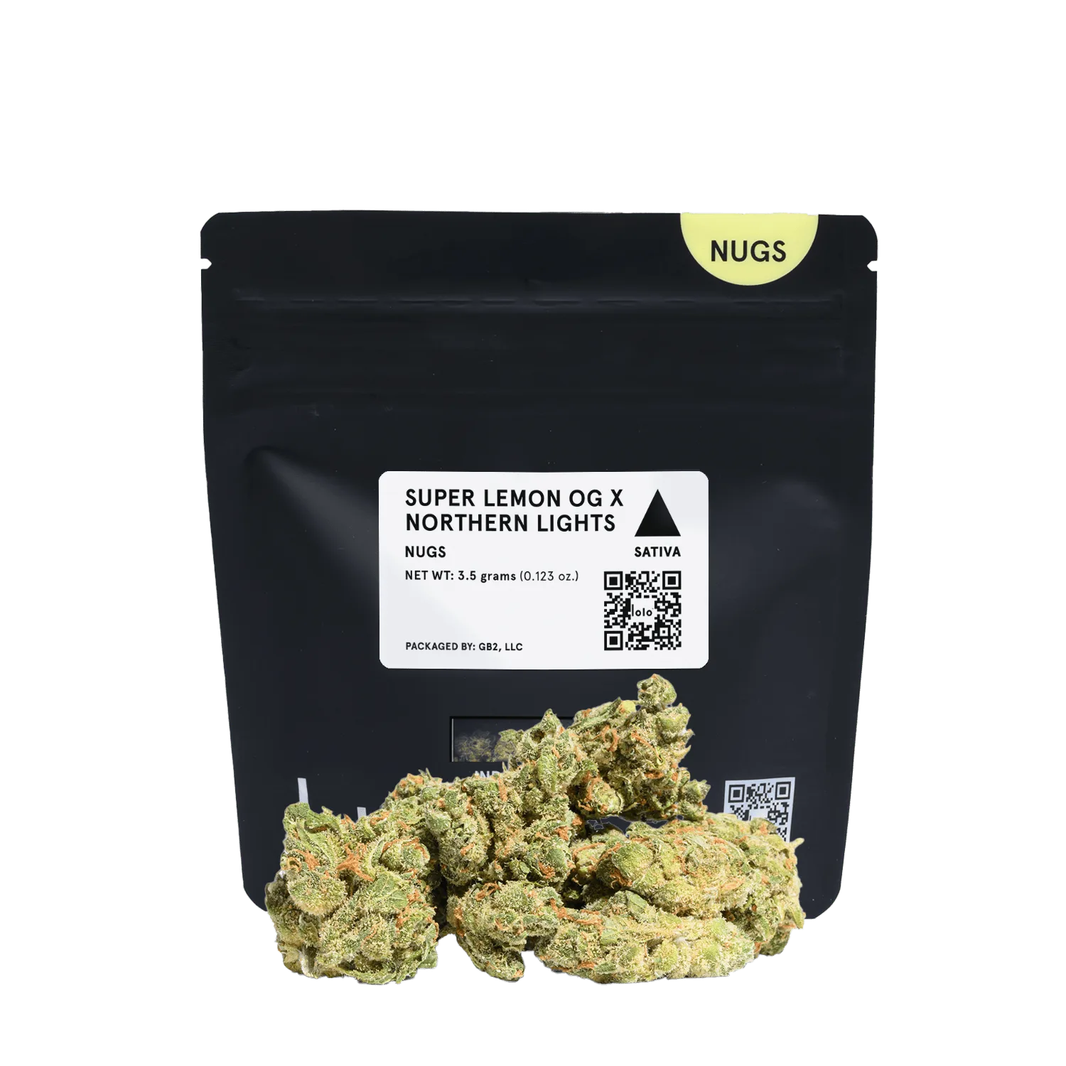 lolo | Super Lemon OG + Northern Lights | Indoor Nugs | 3.5g