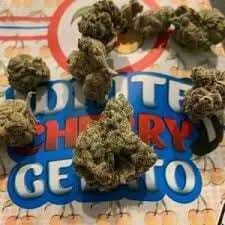 Indoor Flower 1oz - White Cherry Gelato 34% THC (Top Shelf Indoor) - 28 grams