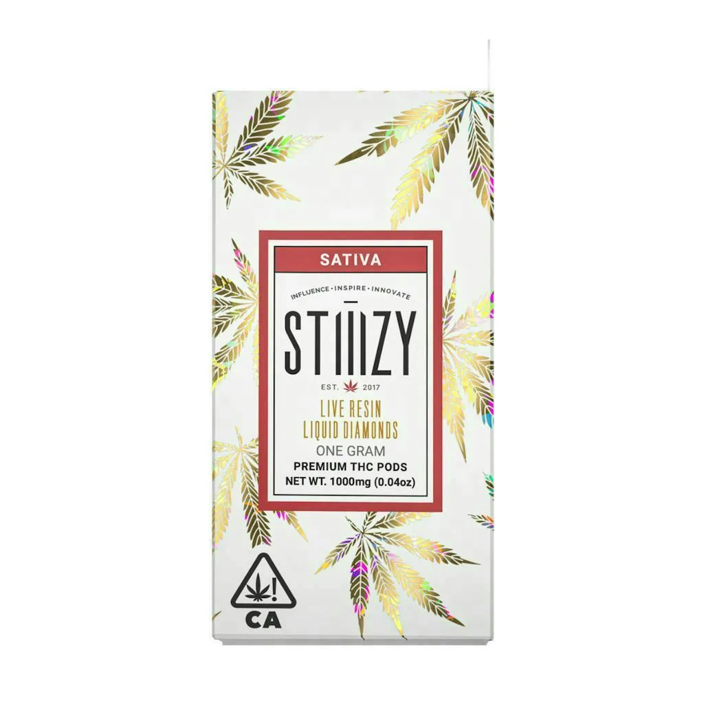 STIIIZY - Hawaiian Snow- 1g LRLD Pod - 1g LRLD Pod - Sativa