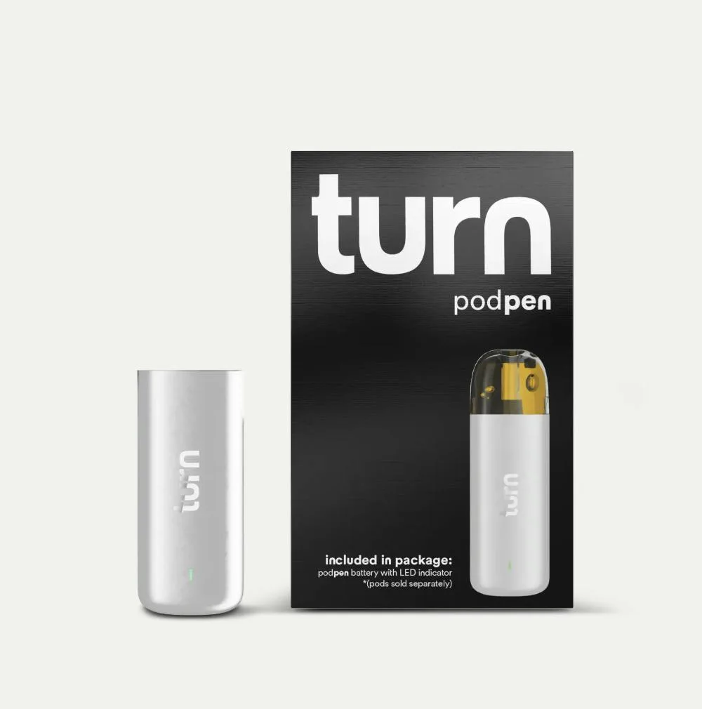 Turn | White PodPen | Battery