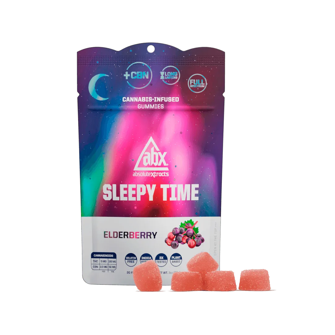 ABX - SLEEPYTIME GUMMIES - 2:1 THC/CBN ELDERBERRY