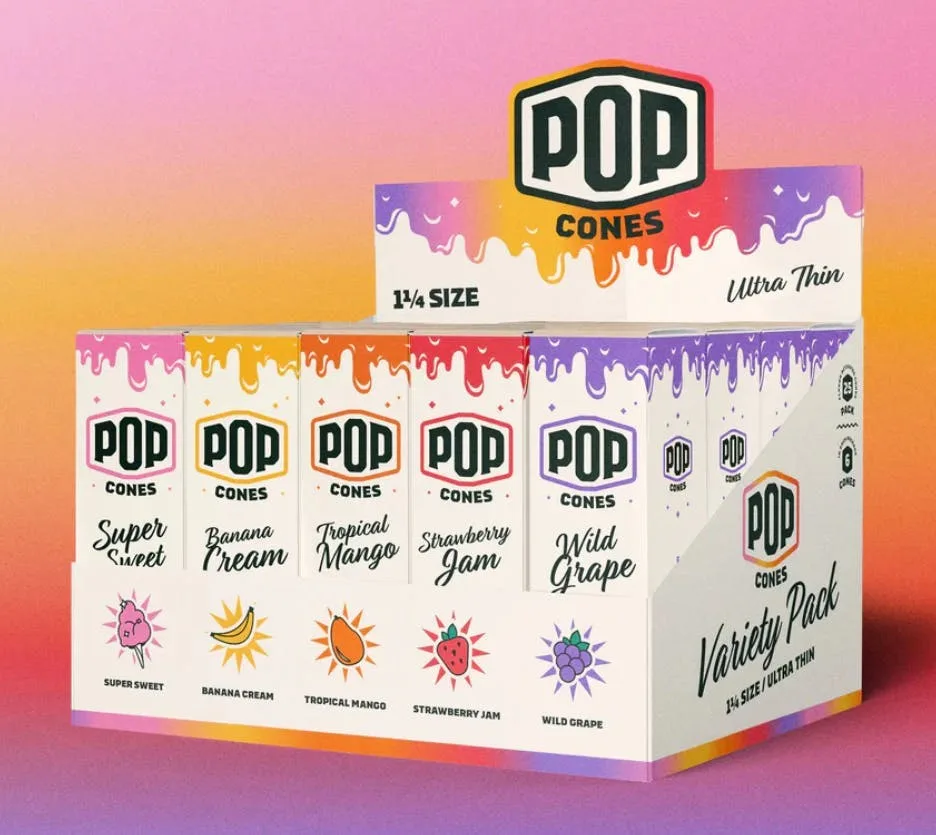 Pipe King - POP Cones | Flavored | 6 Pack