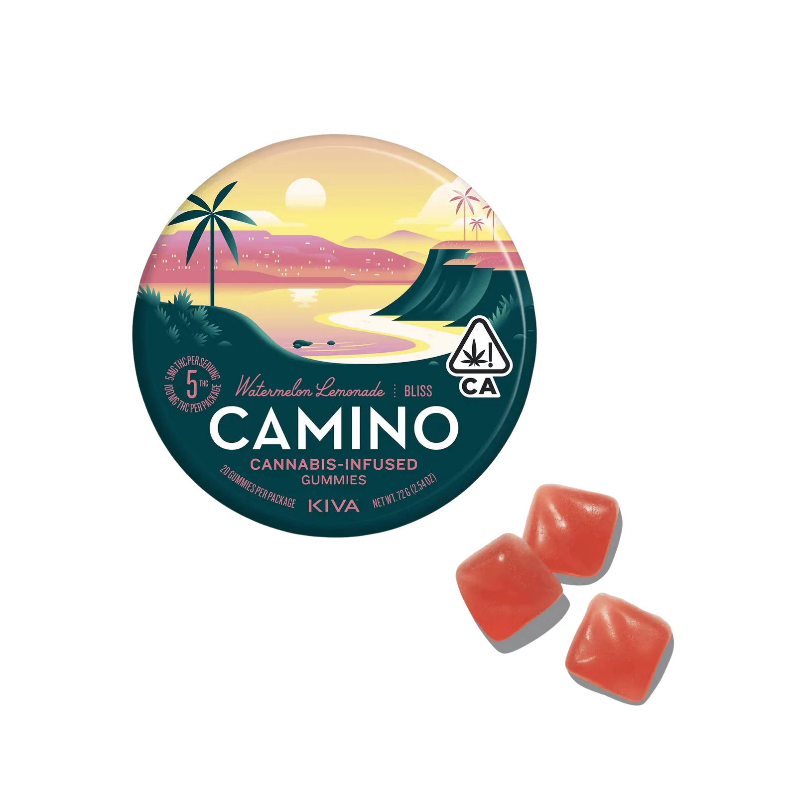 100mg Watermelon Lemonade Gummies