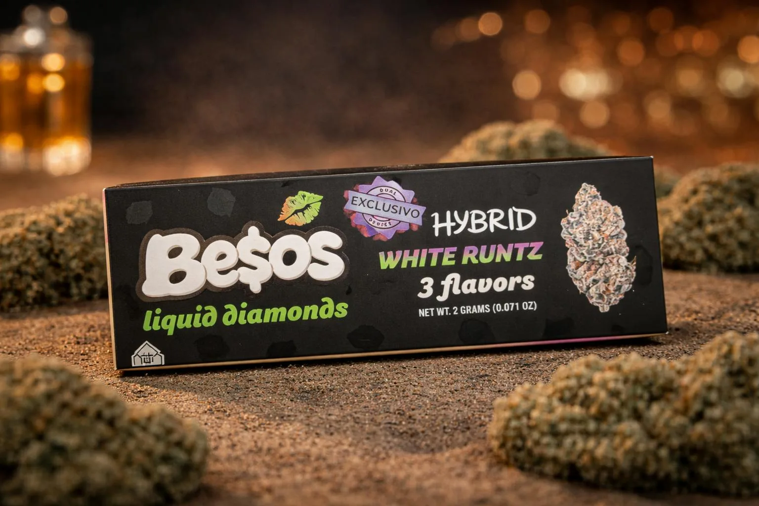 Besos | White Runtz | Live Diamonds Disposable | 2g