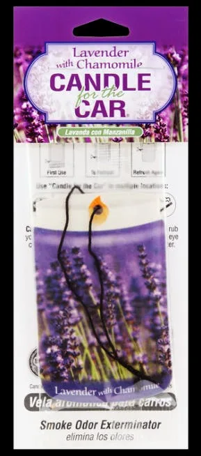 CAR FRESHENER - LAVENDER WITH CHAMOMILE