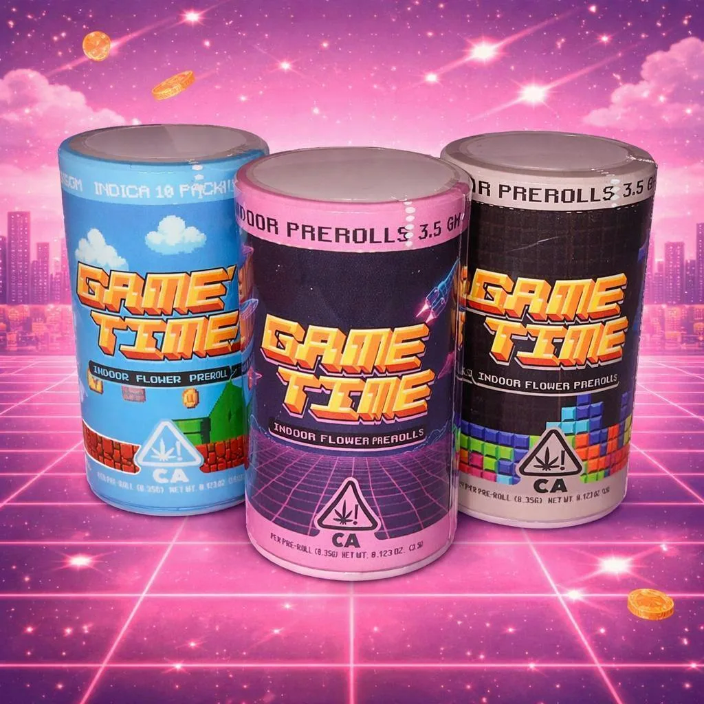 10 Pack SATIVA Mini Prerolls ( 3.5G ) - GAMETIME