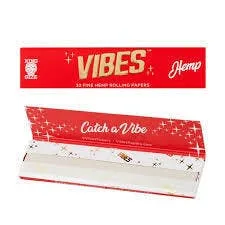 VIBES - PAPERS - KING SIZE SLIM - HEMP RED