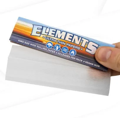 Elements King Size Wide Rolling Papers Single