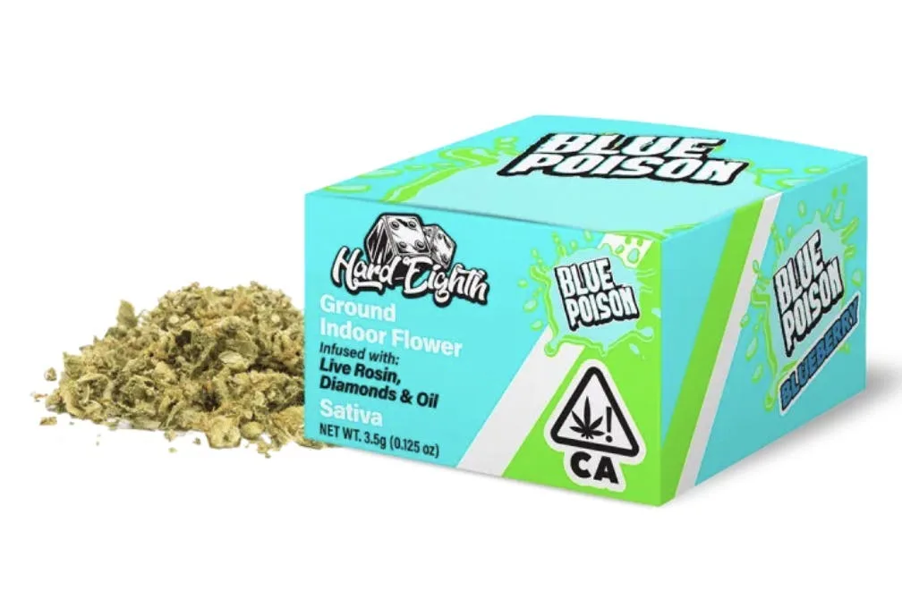 Hard Eighth - Hard Eighth | Blue Poison Infused Flower 3.5G