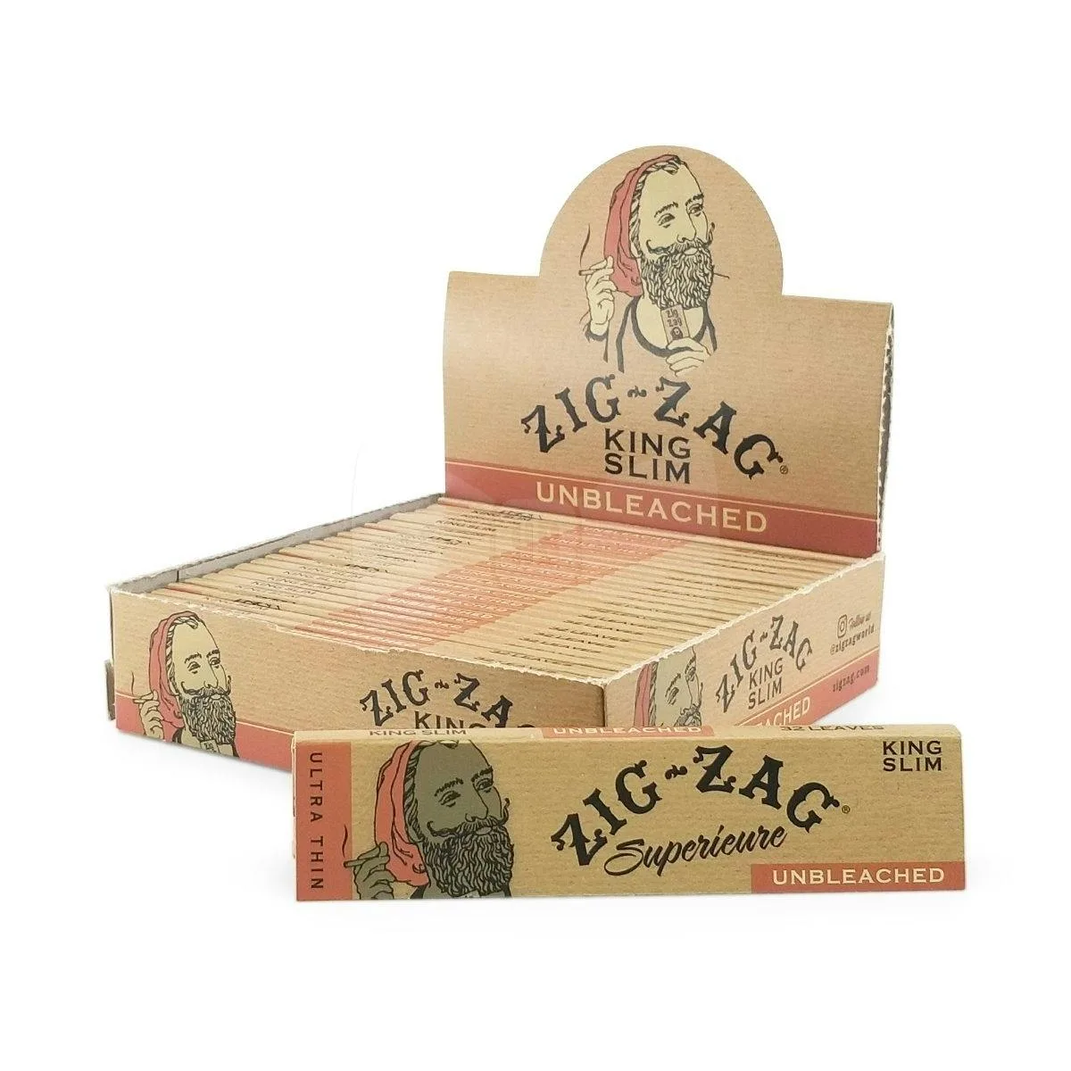 UNBLEACHED PAPERS "KING SIZE"