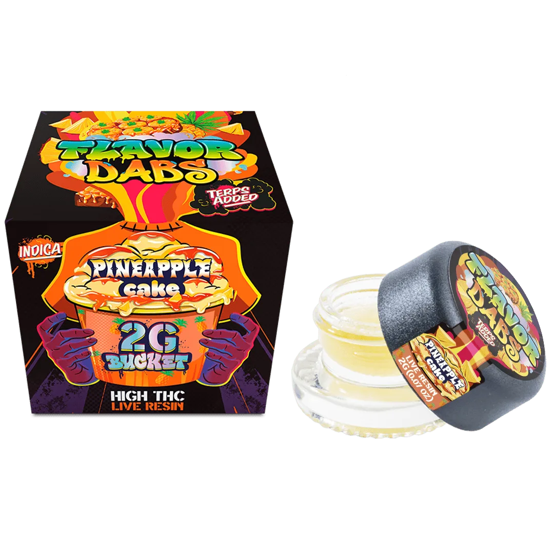 Loud And Clear | Flavor Dabs | Live Resin Pineapple Cake | 2g | I