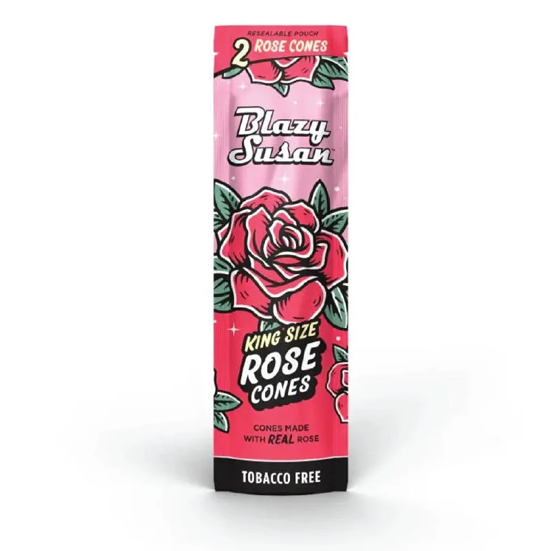 Blazy Susan - Rose Cones 2pk