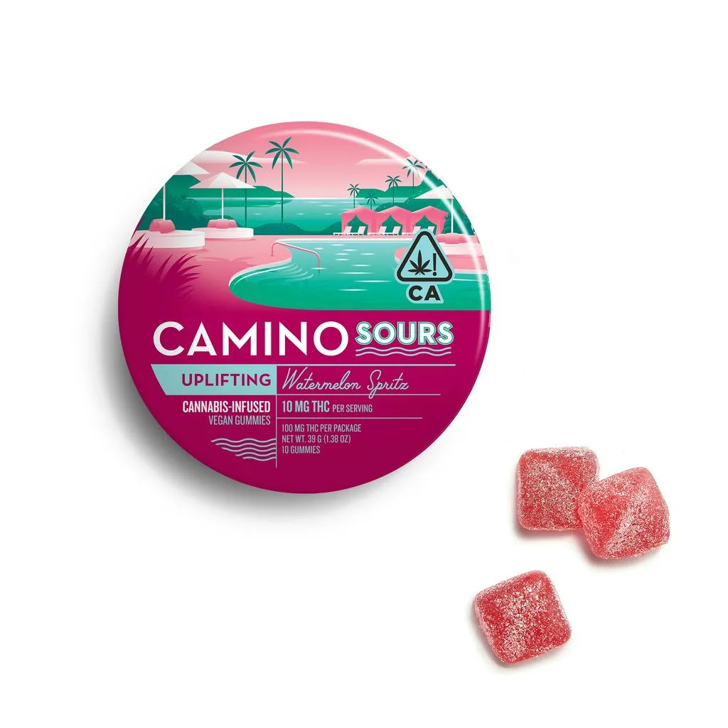 CAMINO - SOUR GUMMIES - WATERMELON SPRITZ 100MG