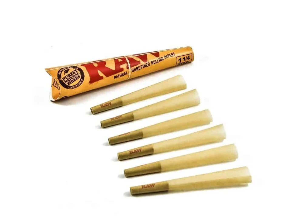 Raw Classic - 1 1/4" 6pk - Cones