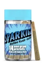 Sparkiez - Preroll - 14pk - Bubba Kush - 14g