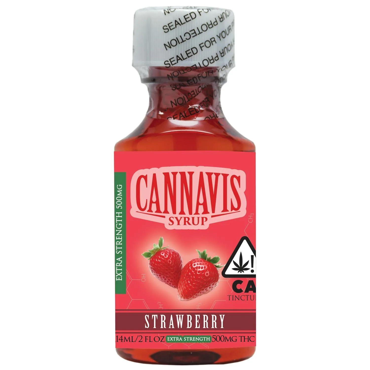 500mg Strawberry Syrup Tincture [Single Bottle]