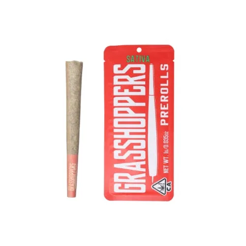 Grasshoppers Non-Infused 1g Preroll - Sativa