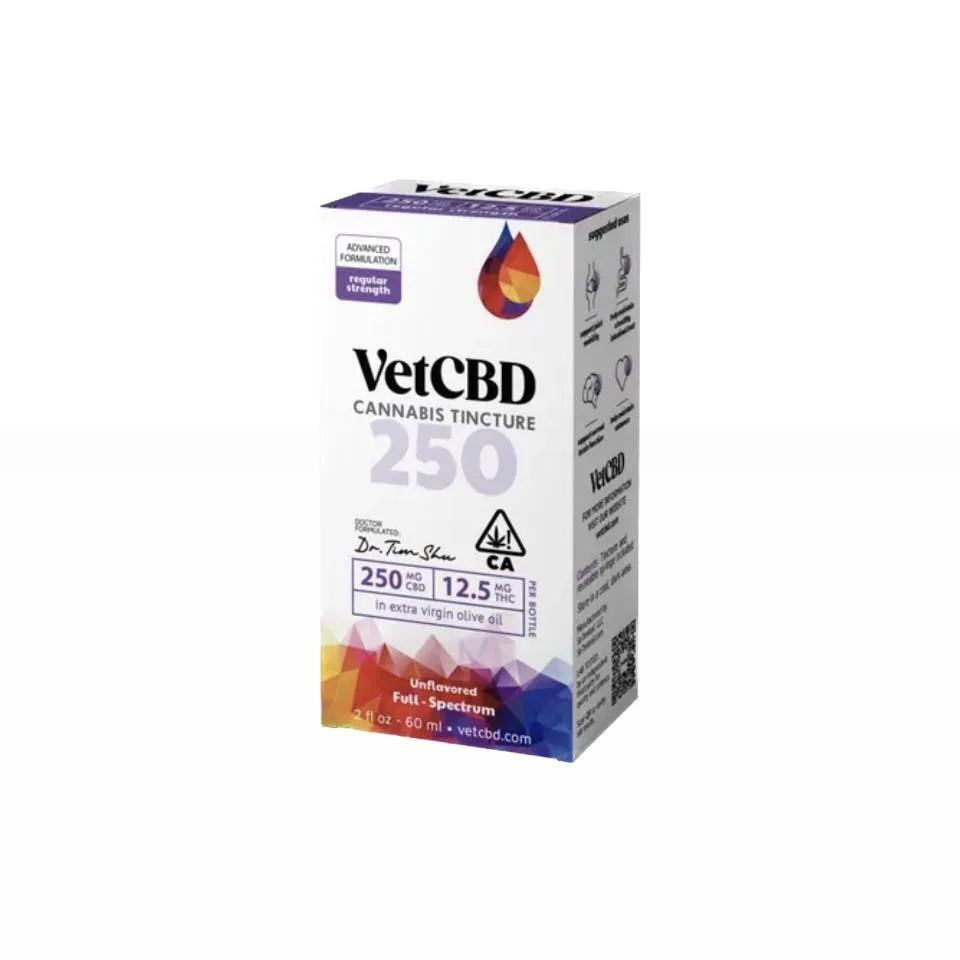 250mg CBD : 12.5mg THC | Regular Strength | VET CBD