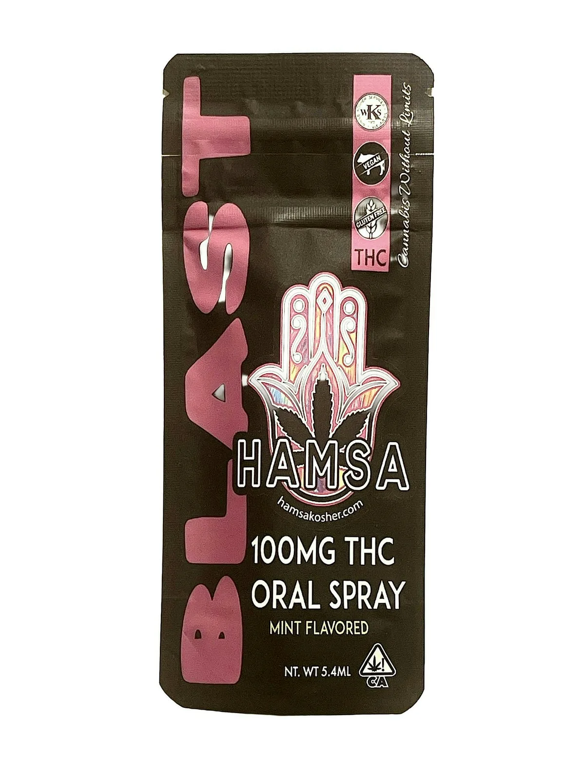 Mint Oral Spray - Blast 100mg THC