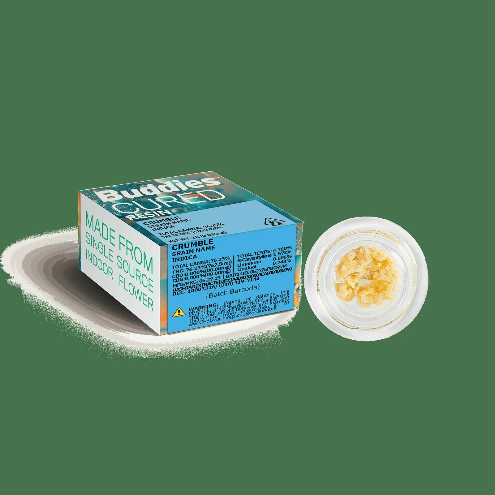 Buddies Sugar - Melted Strawberries 1g