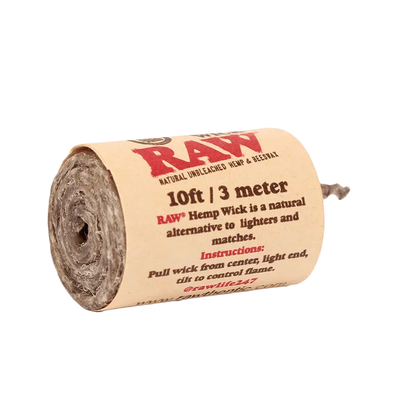 RAW - HEMP WICK 10FT. SPOOL