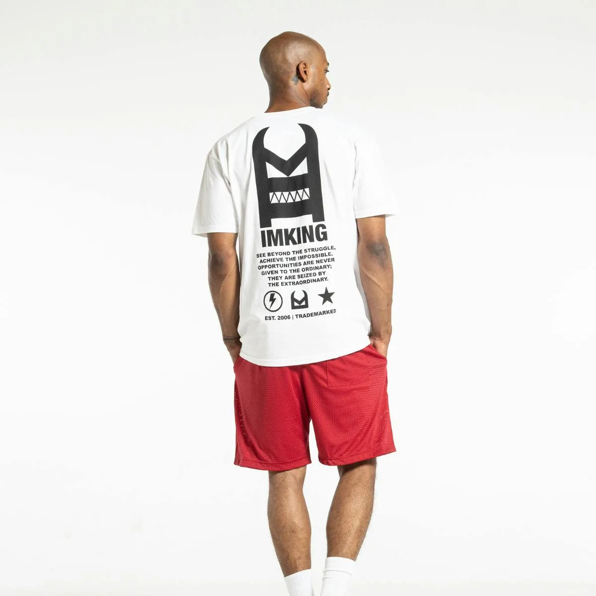 IMKING Apparel | White Oscar Tee | Large