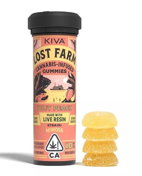 Juicy Peach Mimosa Gummies | 100mg