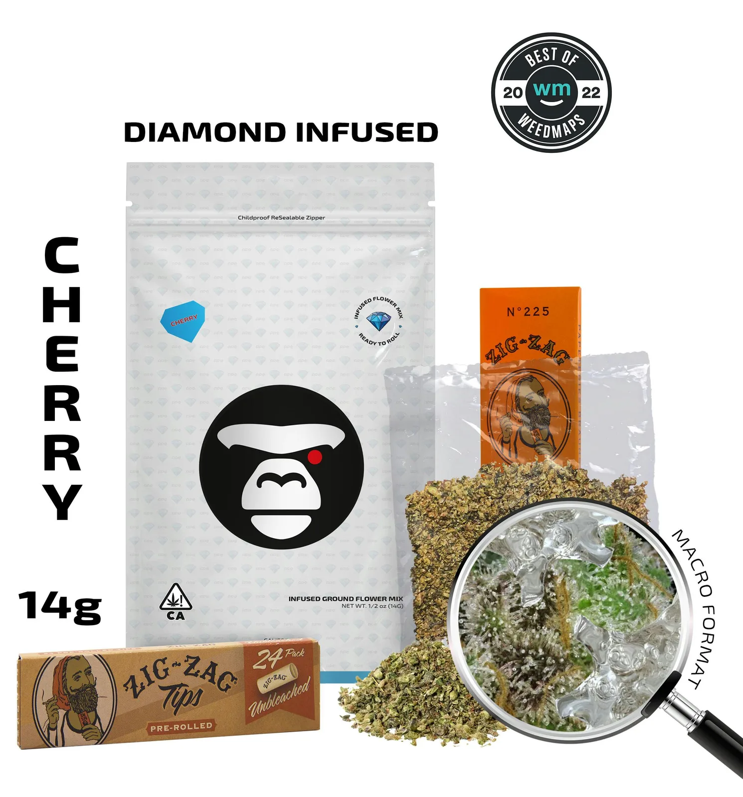 Cherry (Hybrid) — Infused Ground Flower Mix