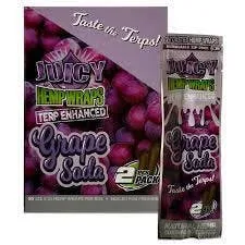 JUICY HEMP WRAP - GRAPE SODA - 2PK