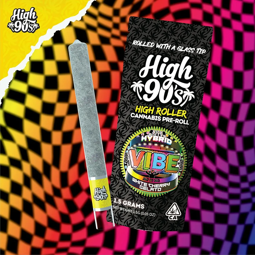 High 90s : Vibe 1.5g High Roller Pre-Roll