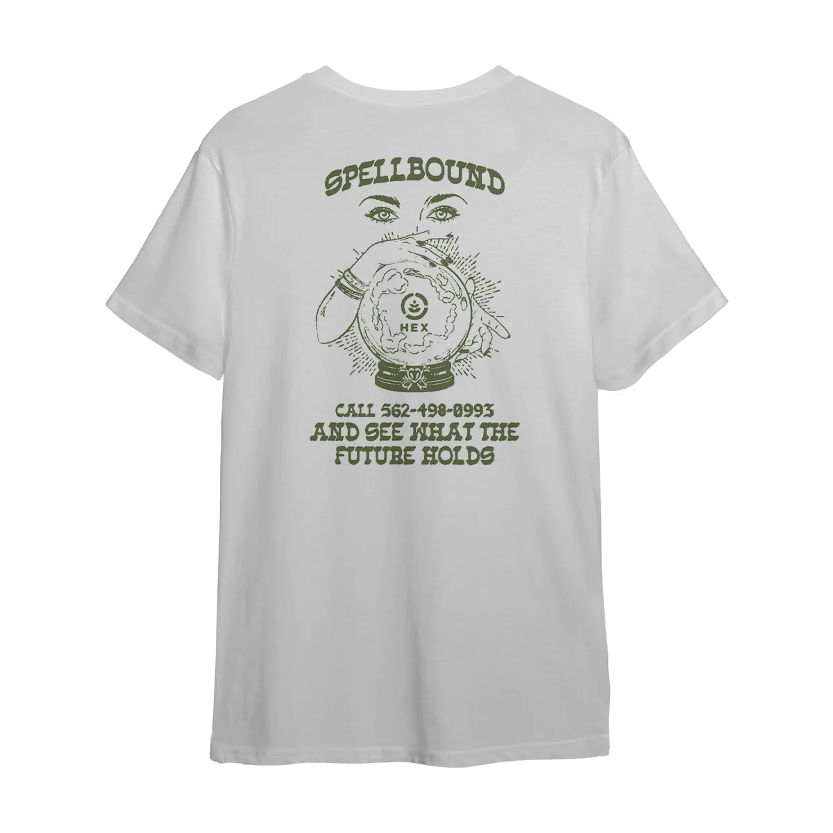 HEX - SPELLBOUND T SHIRT - WHITE - SMALL