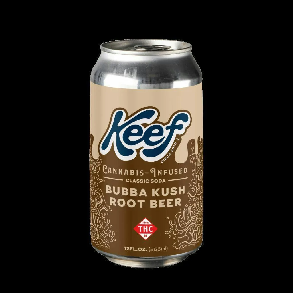 Keef Classic Soda Bubba Kush Root Beer - 100mg