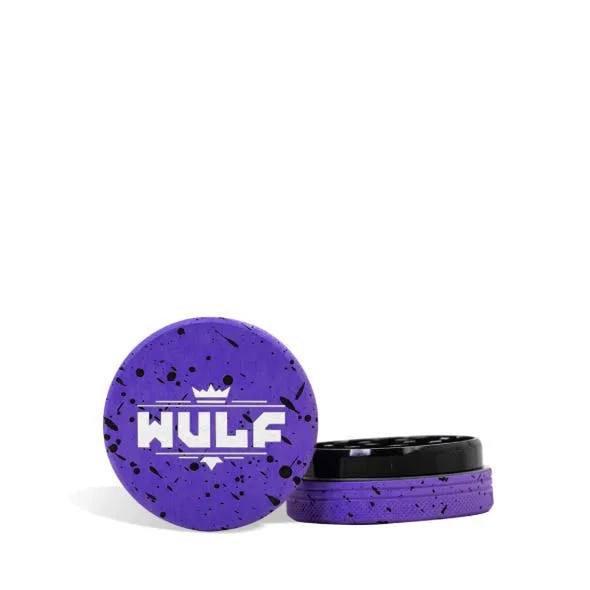 2PC 65mm Splatter Grinder - Purple & Black Splatter