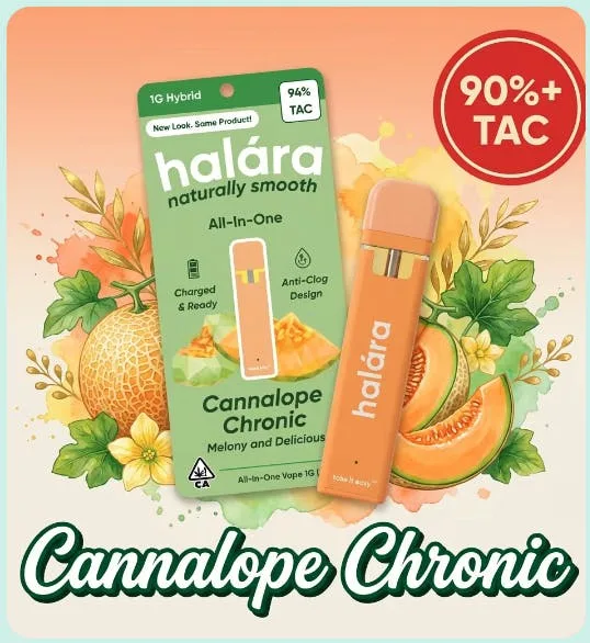 Halara | Cannalope Chronic | High THC Disposable | 1g