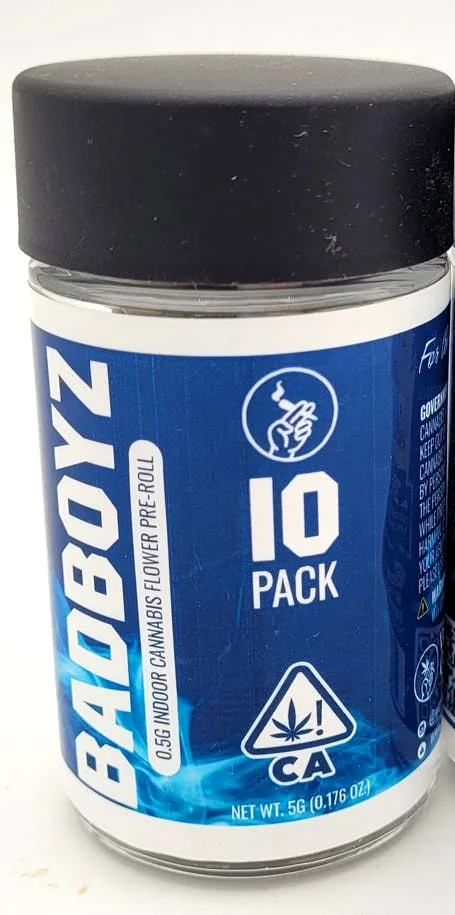 We Grow Badboyz Air Force 1 .5g Indoor Preroll 10pk 18%