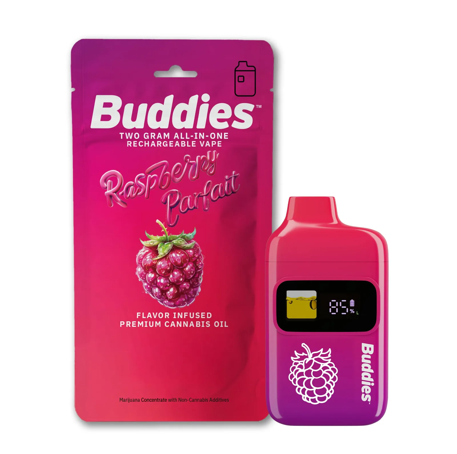 RASPBERRY PARFAIT DISPOSABLE [2000MG]