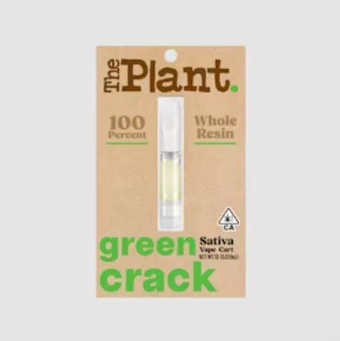 The Plant - Green Crack Whole Resin Cartridge (1G)