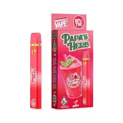 Papa's Herb - Razzberry Zlushie All In One Vape - 1 g
