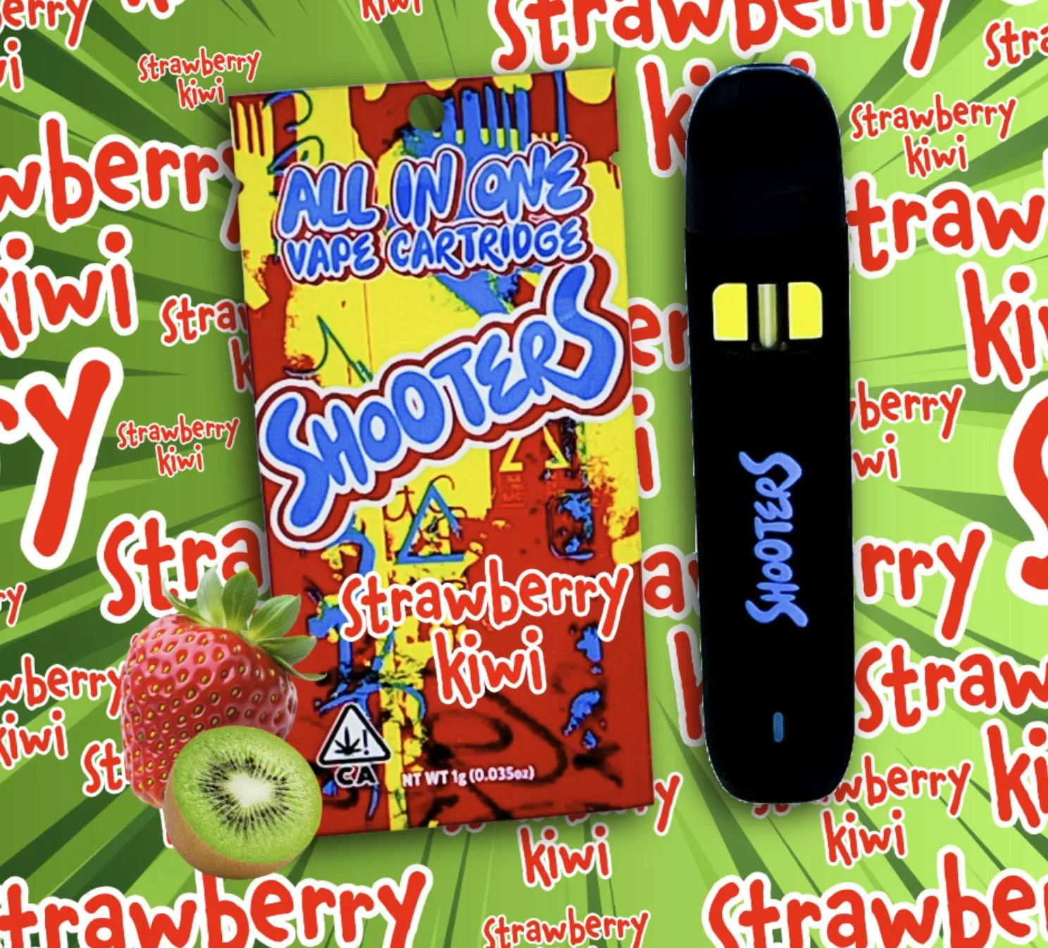 Shooters - All In One - Strawberry Kiwi 1g