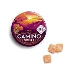 CAMINO - SOURS BALANCE ORCHARD PEACH GUMMIES 100MG