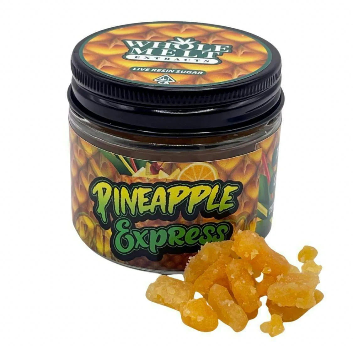 Whole Melt - 1 0z Live Resin Sugar - Pineapple Express