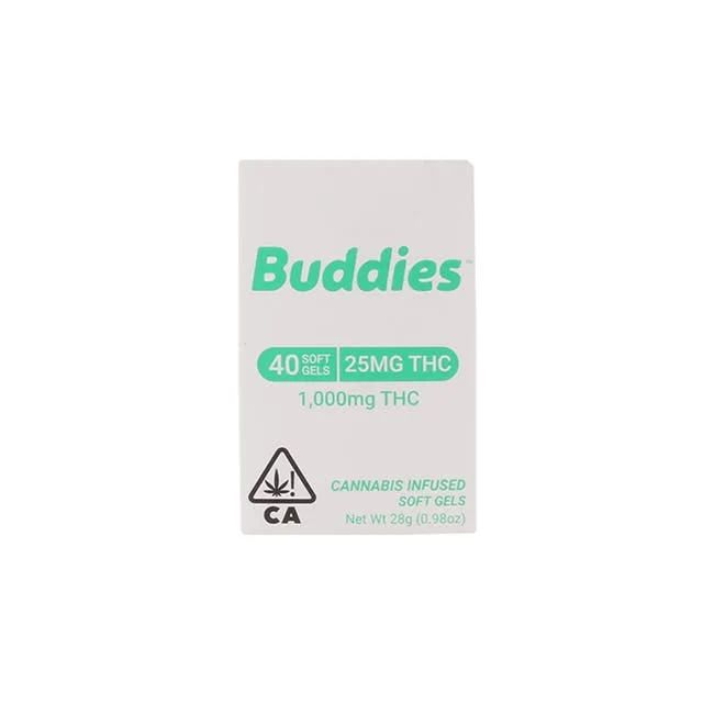 BUDDIES: SOFT GEL CAPSULE 40 X 25MG 1000MG