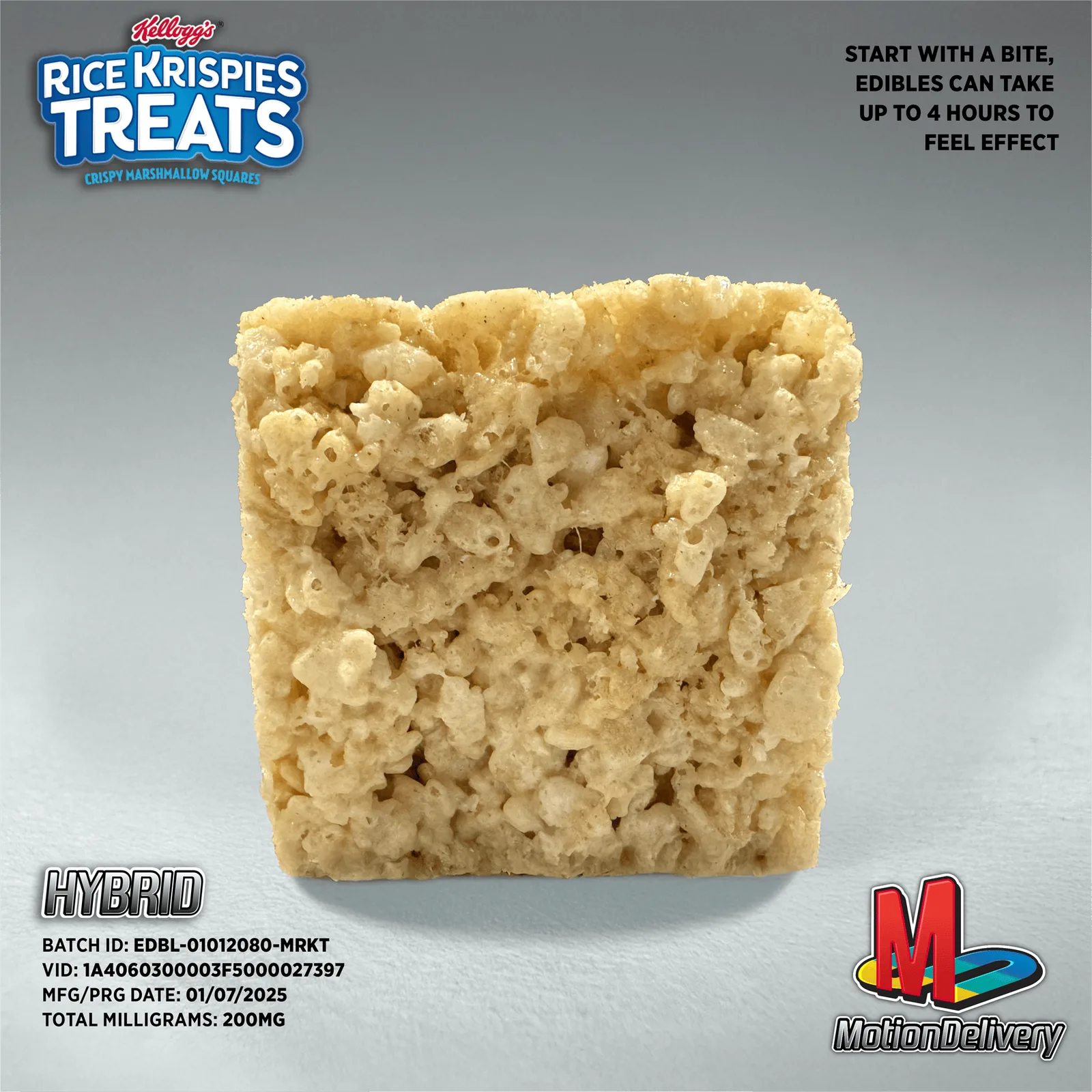 Marshmallow Rice Krispy Treat 200mg