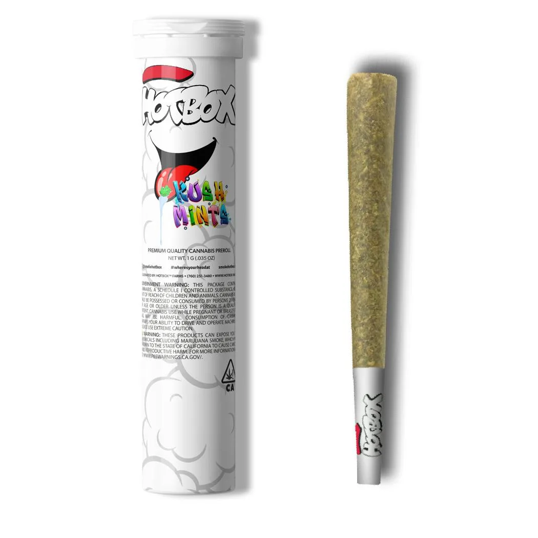 HOTBOX | Kush Mints Indica Preroll (1g)