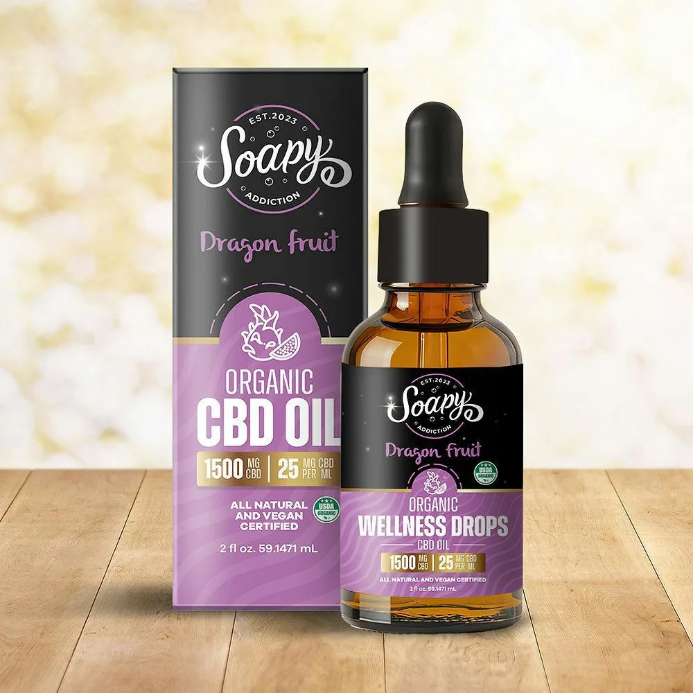 CBD Tincture 1500mg- Dragonfruit