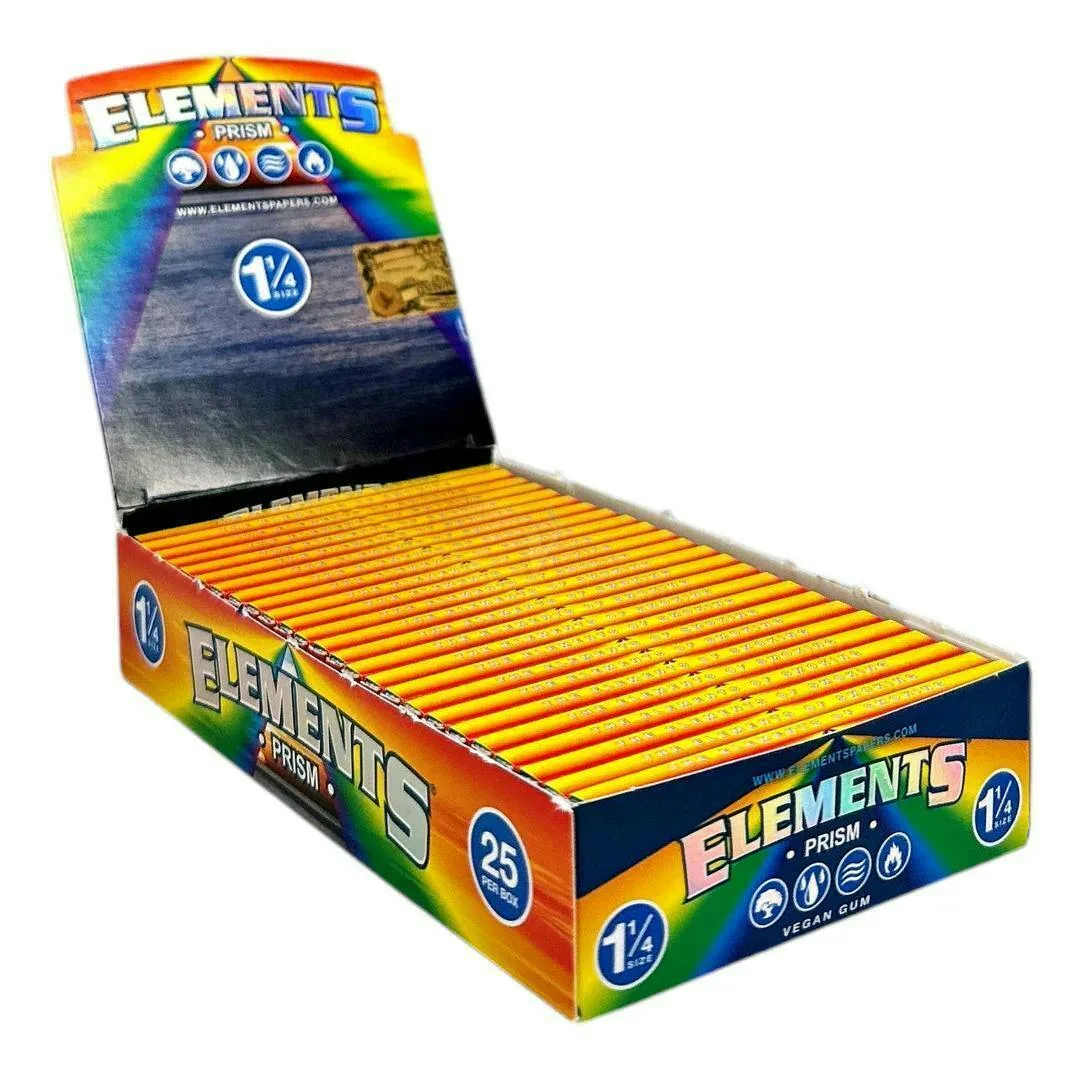 ELEMENTS - ELEMENTS - Prism 1 1/4-inch Rolling Papers - 50-Leaf Pack