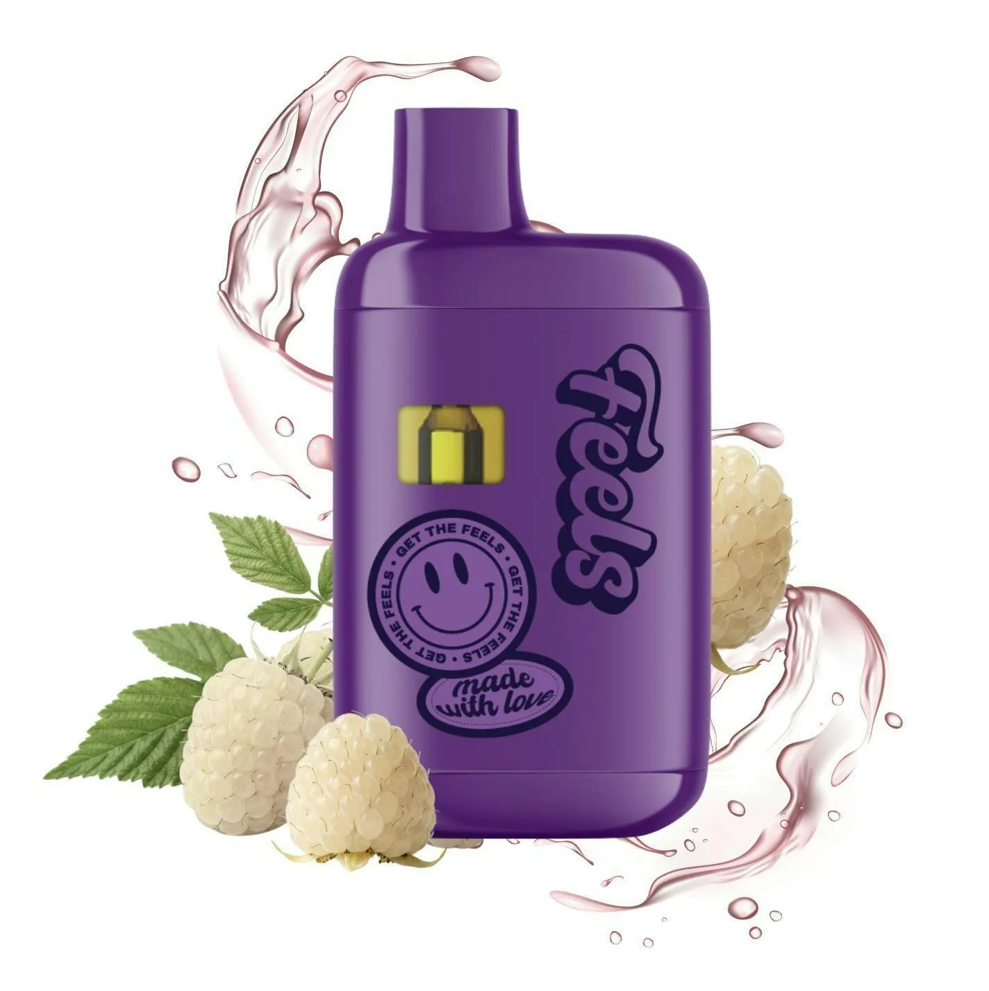 Smoakland Feels - White Raspberry - AIO cart 1g